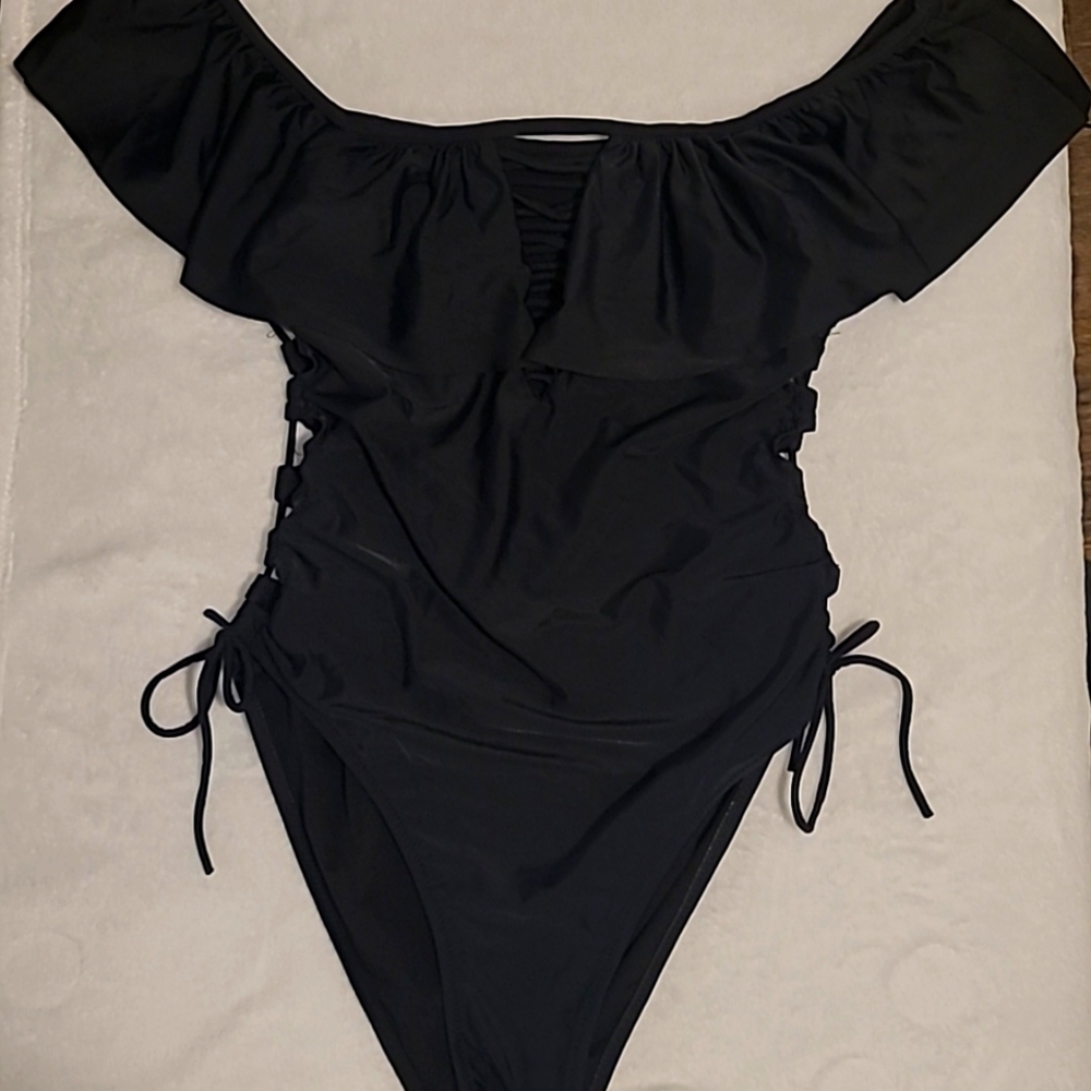 Black One Piece Swimsuit